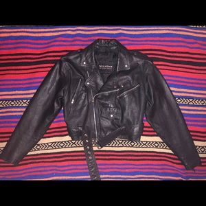 VINGTAGE WILSONS LEATHER biker jacket for WOMEN